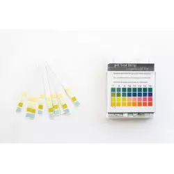 PH measuring strips 0-14 100 strips/kit