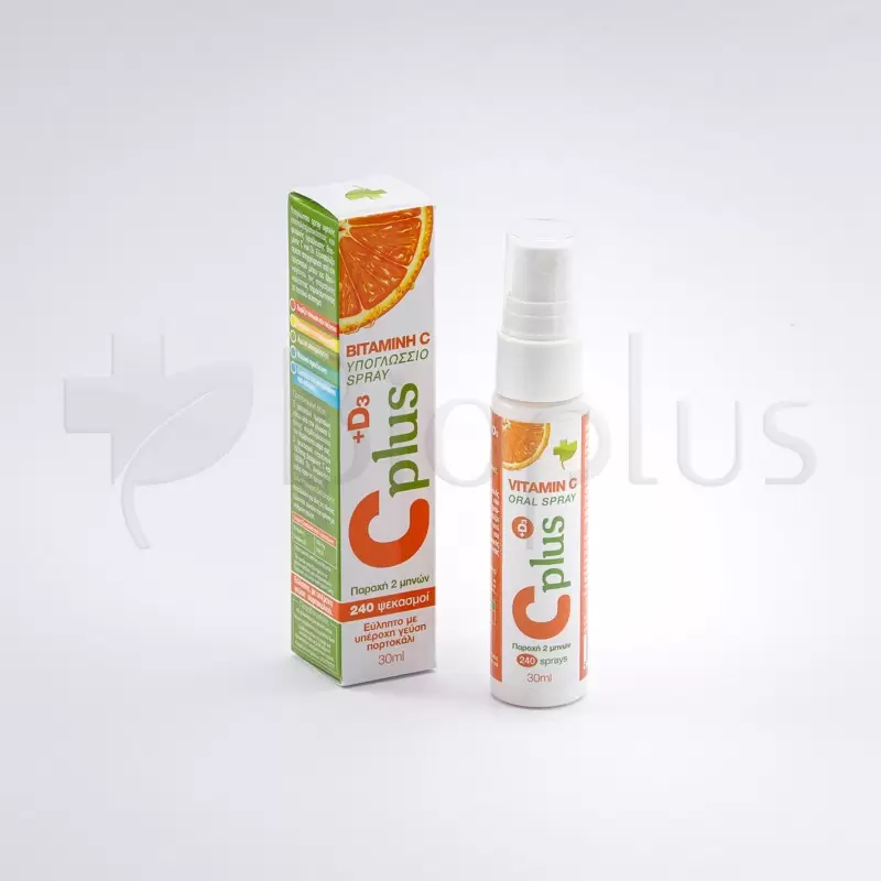Cplus υπογλώσσιο spray βιταμίνης C και D3
