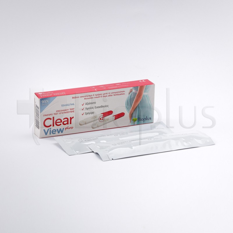 Pregnancy test HCG clearview plus (2 test/kit)