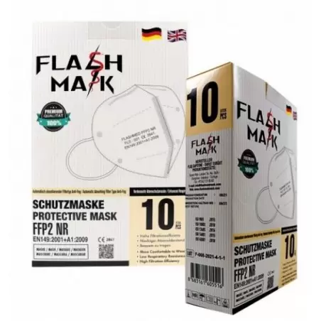 Protection mask white KN95 ΕΝ149:2001+A1:2009 10 pcs Protection mask white KN95 ΕΝ149:2001+A1:2009 10 pcs