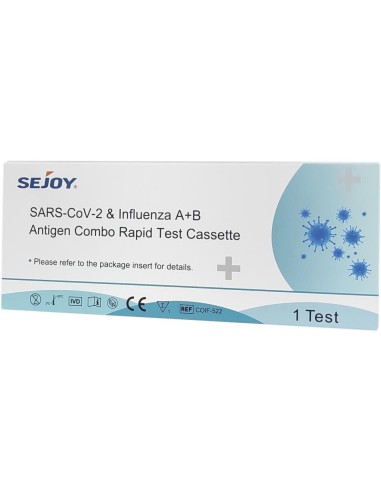 Διπλό rapid test Influenza A B/ Covid