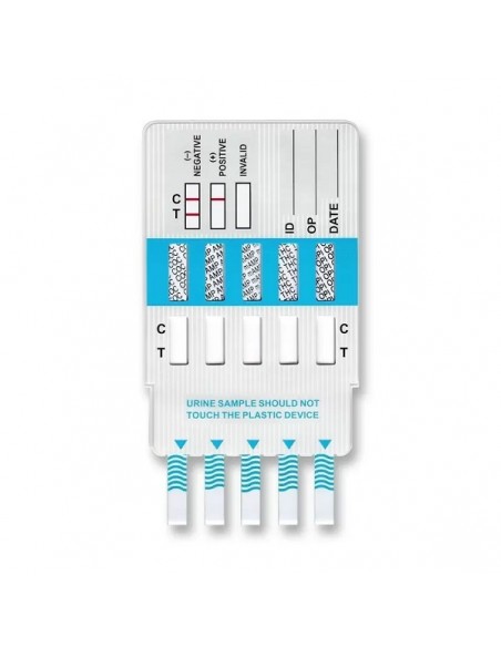 Drug test 6 ουσιών OPI/PCP/COC/BAR/AMP/THC ούρων